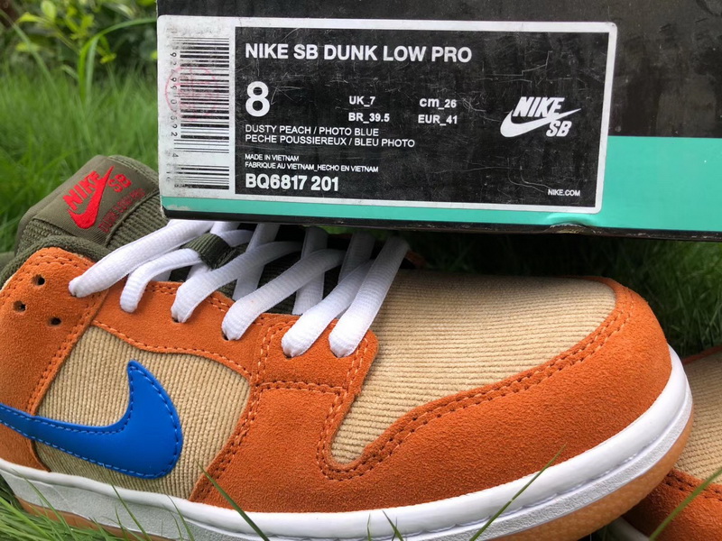 Authentic Nike SB Dunk Low Corduroy Dusty Peach