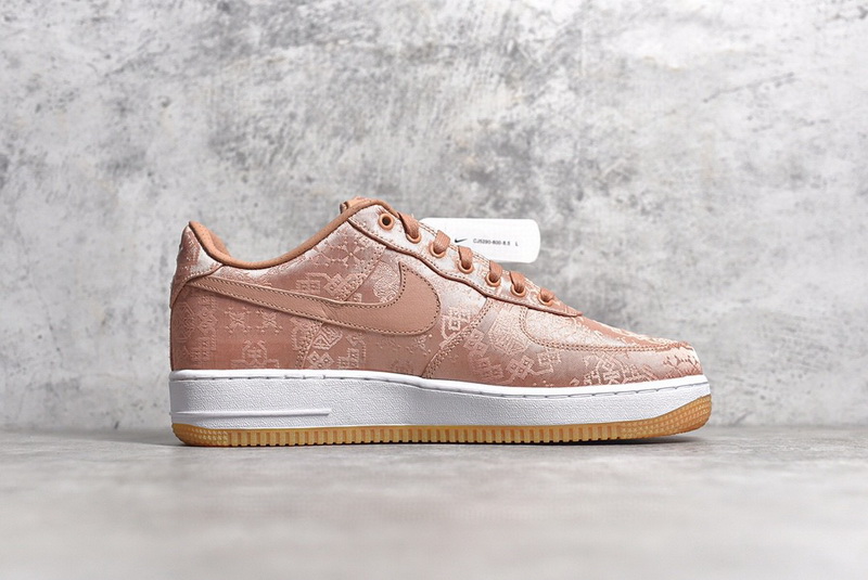 Authentic CLOT x Nike Air Force 1 Low “Rose Gold”