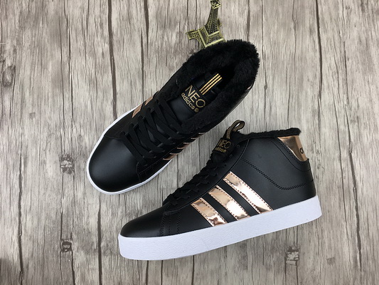 Adidas NEO High-Top  Women Shoes Lined with Fur -003