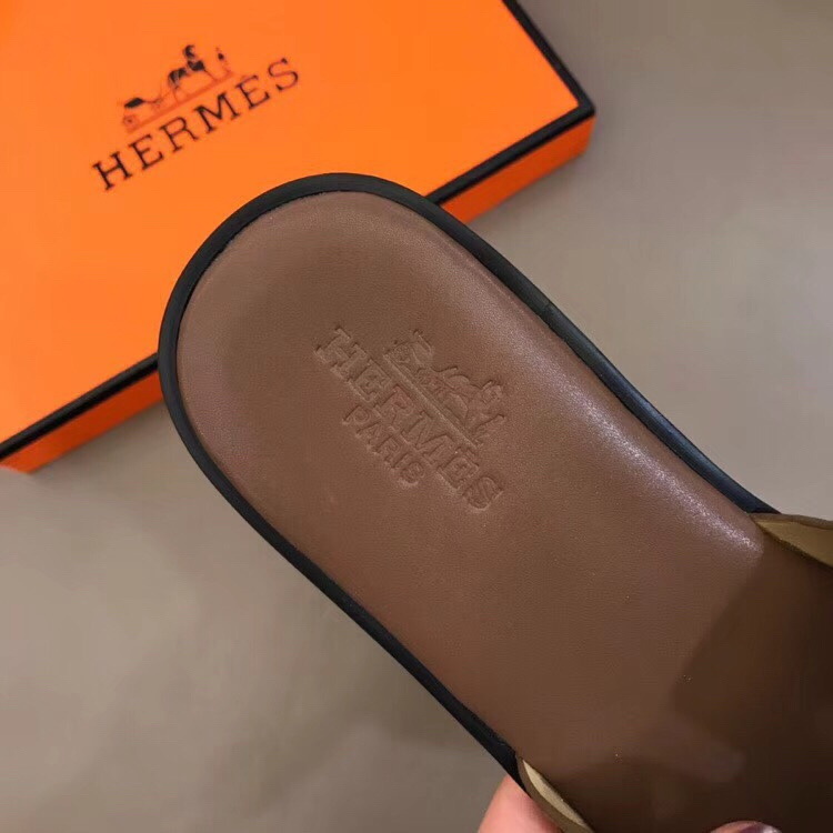 Hermes men slippers AAA-099(38-45)