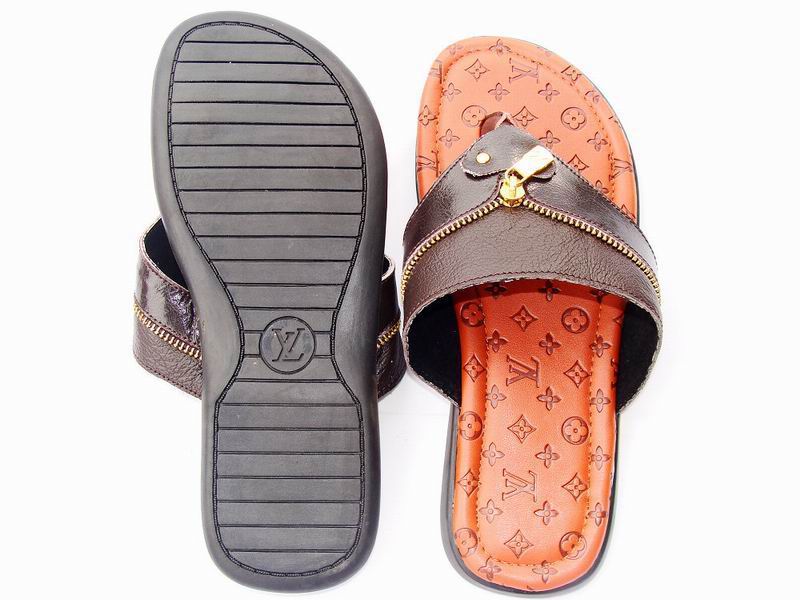 LV men slippers-008