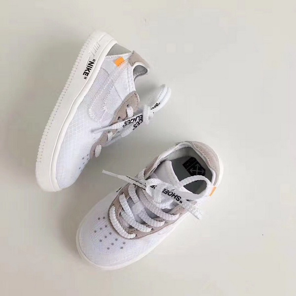 Off White x Air Force Kids Shoes-003
