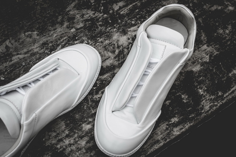 Maison Martin Margiela White Leather Future Low-Top Sneakers