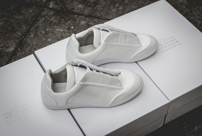 Maison Martin Margiela White Leather Future Low-Top Sneakers
