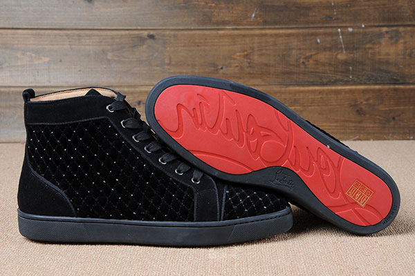 Super Perfect Christian Louboutin Strass Mens Flat Suede BlackSuper Max Perfect Christian Louboutin 