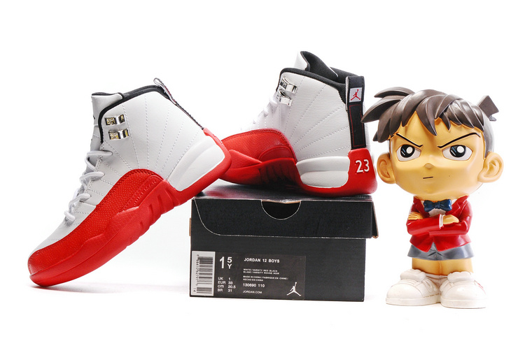 Jordan 12 kids shoes-016