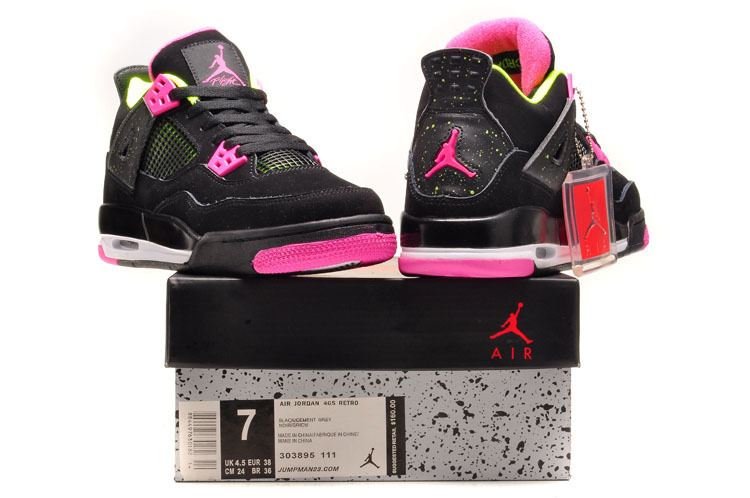 Jordan 4 women shoes AAA quality-056