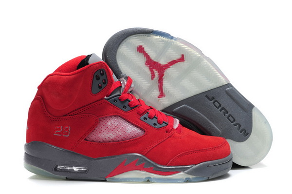 Jordan 5 suede women shoes-003
