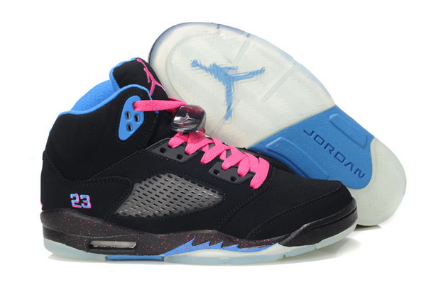 Jordan 5 suede women shoes-006