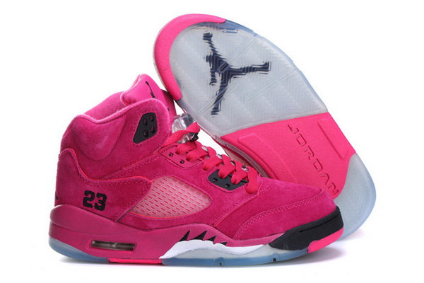 Jordan 5 suede women shoes-007