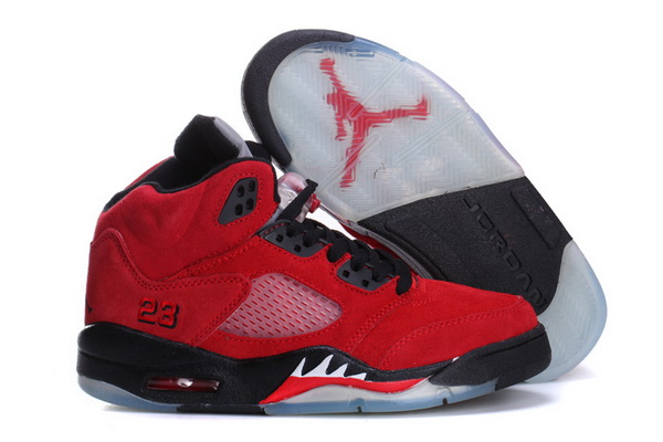 Jordan 5 suede women shoes-008