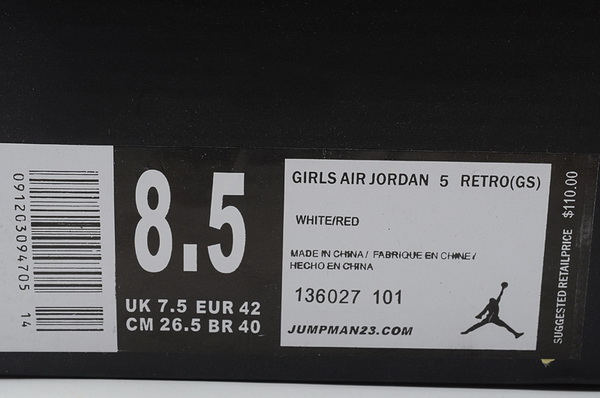 Jordan 5 women shoes AAA quality-015