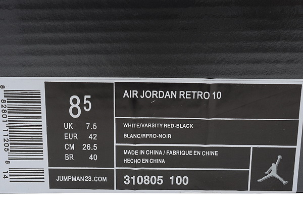 Perfect Air Jordan 10 shoes-001