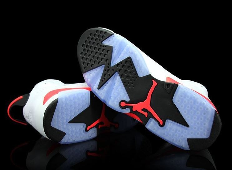 Super Max Perfect Air Jordan 6 White Infrared Shoes