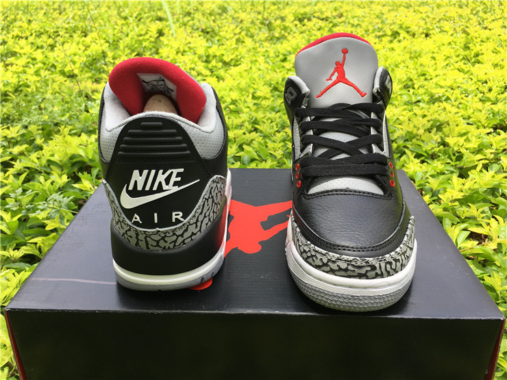 Super Max Perfect Jordan 3 Black Cement Nike