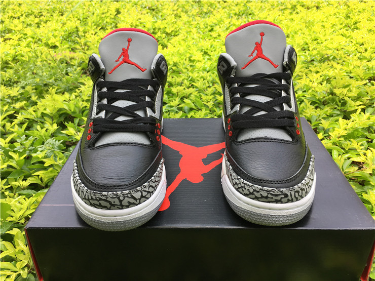 Super Max Perfect Jordan 3 Black Cement Nike