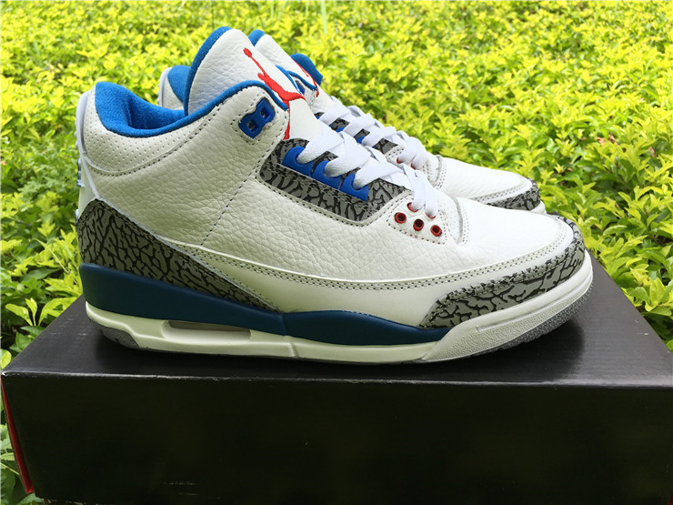 Super Max Perfect Jordan 3 True Blue Nike