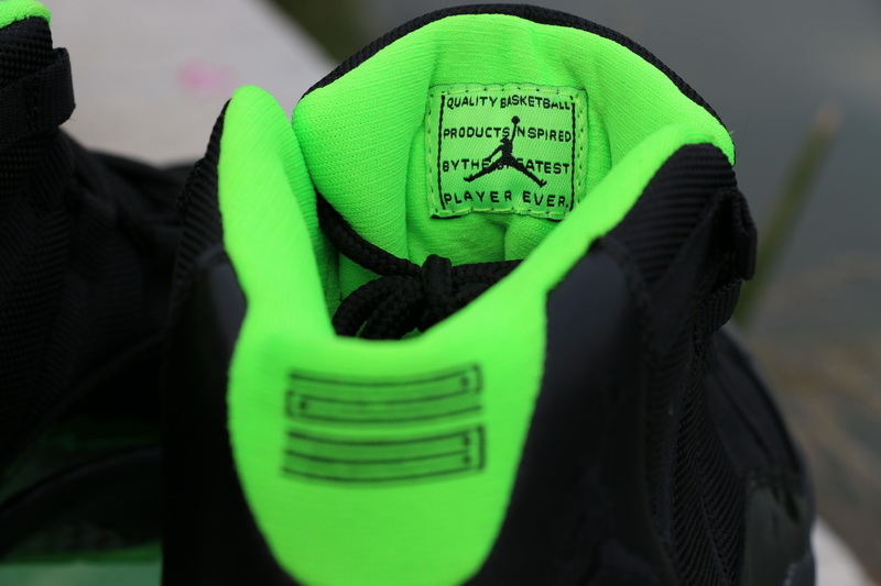 Perfect Air Jordan XI “Black/Neon Green”