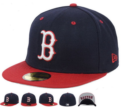 Boston Red Sox Fitted Hats-013