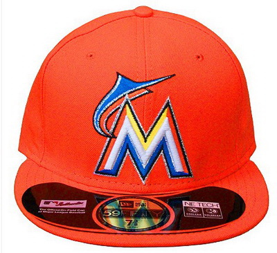 Florida marlins Fitted Hats-002