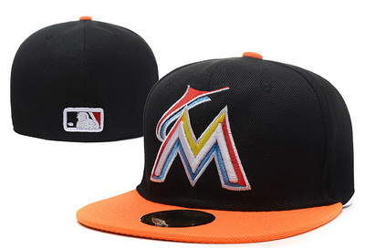 Florida marlins Fitted Hats-006