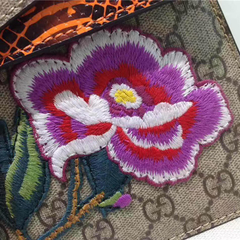 G Dionysus GG Supreme Flower-embroidered Shoulder Bag