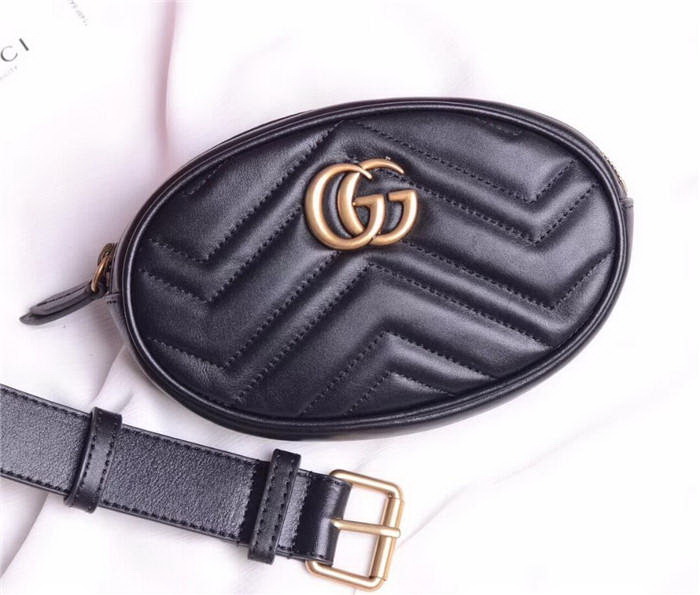 G GG Quilted Marmont leather belt bag