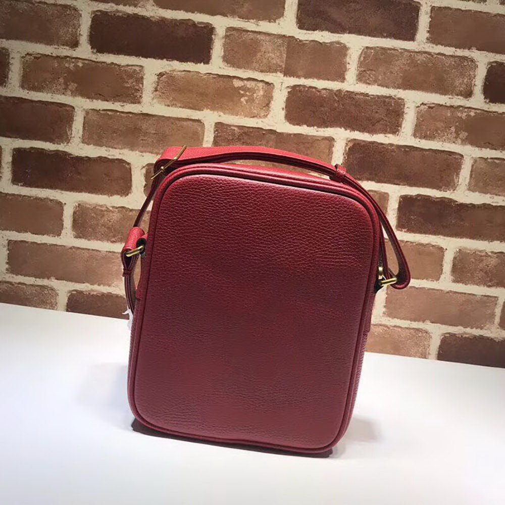 G Print Messenger Bag( Red)