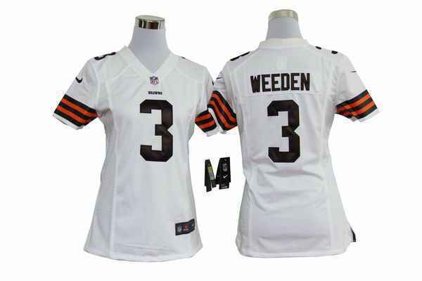 Limited Cleveland Browns Women Jersey-002