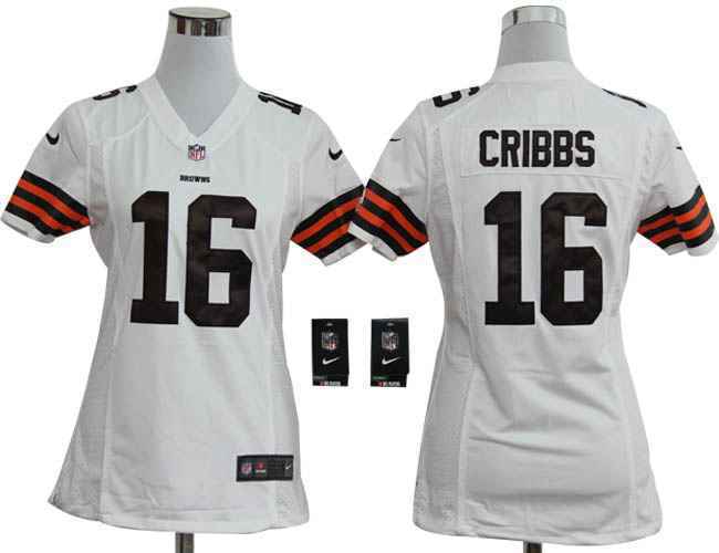 Limited Cleveland Browns Women Jersey-006