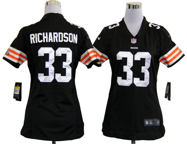 Limited Cleveland Browns Women Jersey-008
