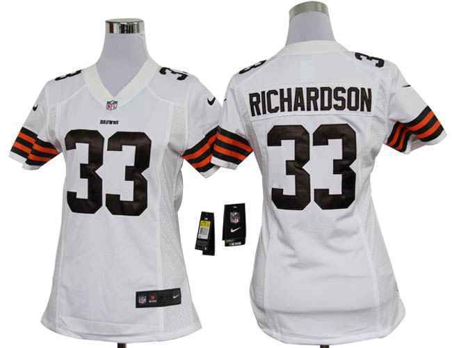 Limited Cleveland Browns Women Jersey-011