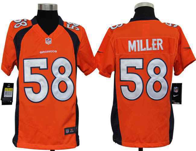 Limited Denver Broncos Kids Jersey-015