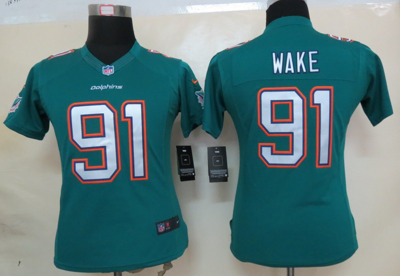Limited Miami Dolphins Women Jersey-010