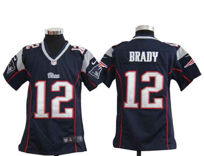 Limited New England Patriots Kids Jersey-002