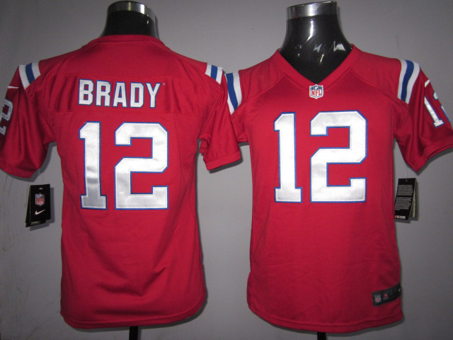 Limited New England Patriots Kids Jersey-003