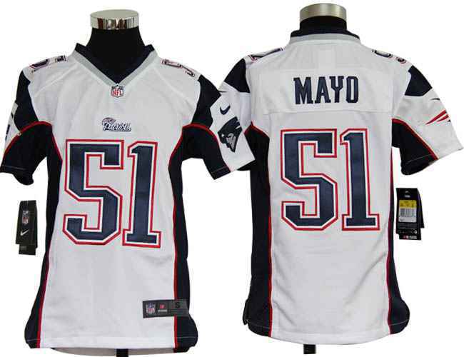 Limited New England Patriots Kids Jersey-007