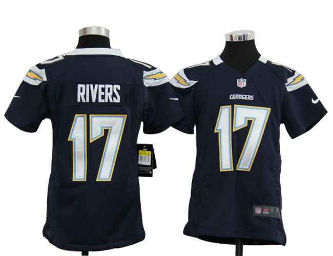 Limited San Diego Chargers Kids Jersey-001