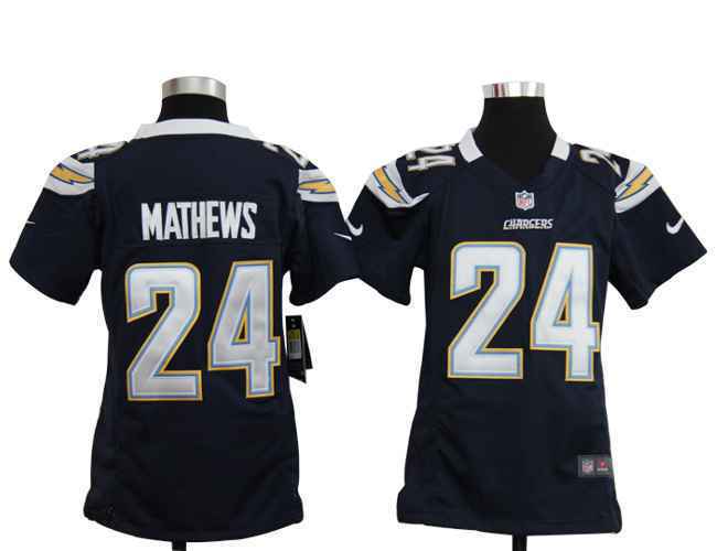 Limited San Diego Chargers Kids Jersey-005