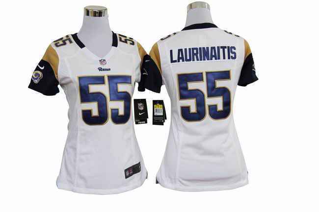 Limited St Louis Rams Women Jersey-008