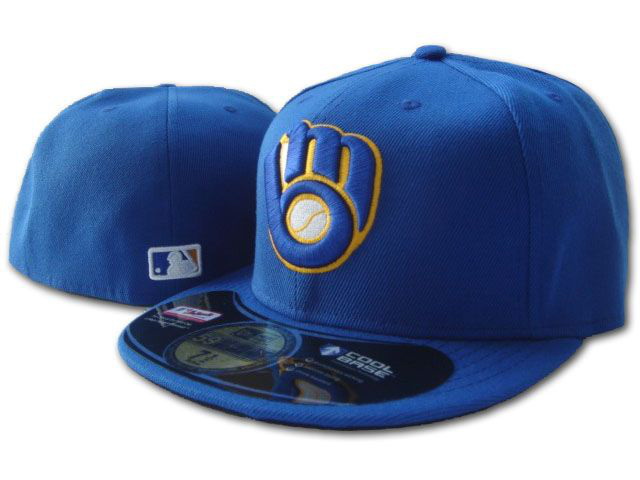 Milwaukee Brewers Fitted Hats-001