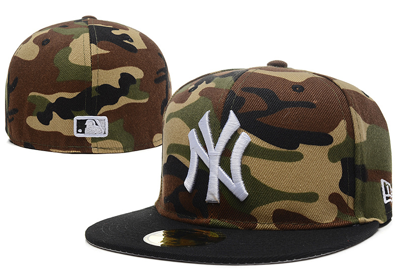 New york yankees Fitted Hats-056