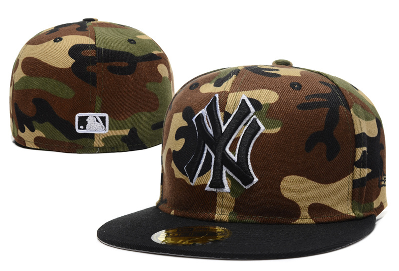 New york yankees Fitted Hats-057