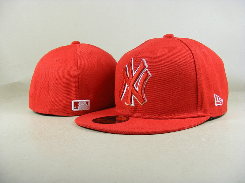 New york yankees Fitted Hats-081