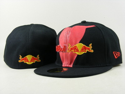 Red Bull Fitted Hats-002