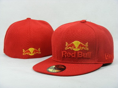 Red Bull Fitted Hats-008