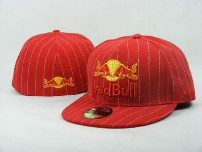 Red Bull Fitted Hats-016