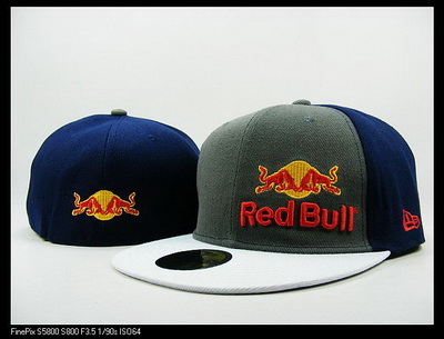 Red Bull Fitted Hats-021