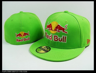 Red Bull Fitted Hats-032