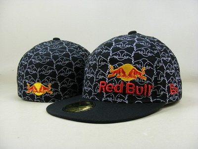 Red Bull Fitted Hats-042